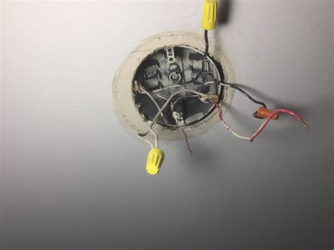 junction box required light fixture|light fixture box ceiling outlet.